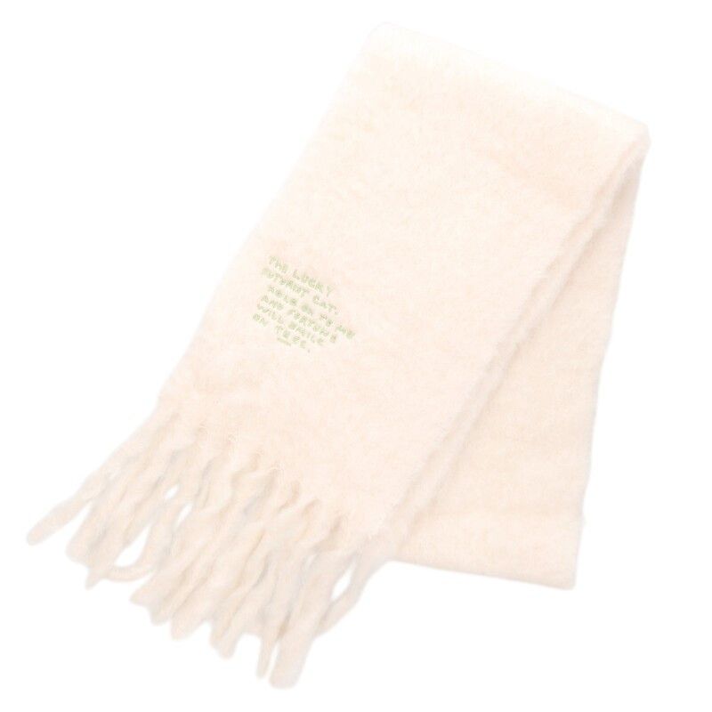 Loewe Louis Wain Logo Patch Mohair Scarf — view 2