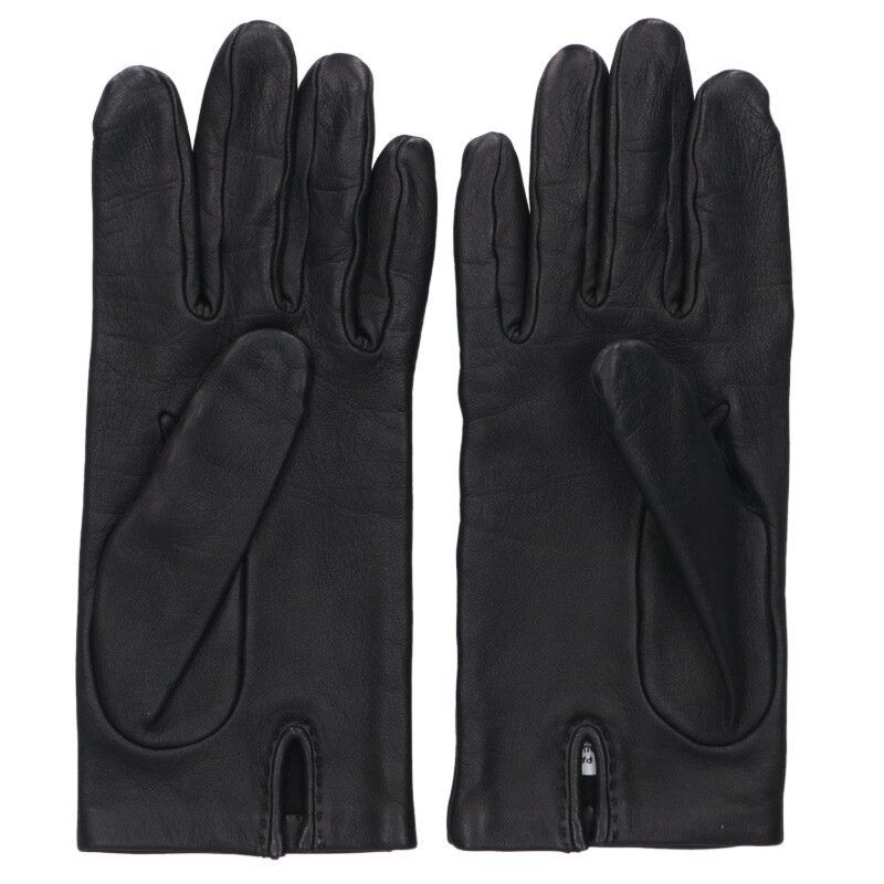Hermes Lucky Charm Lambskin Leather Gloves 6.5 Keychain — view 2
