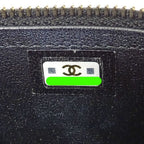 Chanel Quilted Shoulder Bag Lambskin Black Gold Chain Vanity Playing Card Suit — view 7