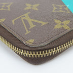 Louis Vuitton Wallet Zippy Monogram Turcoise Brown — view 4