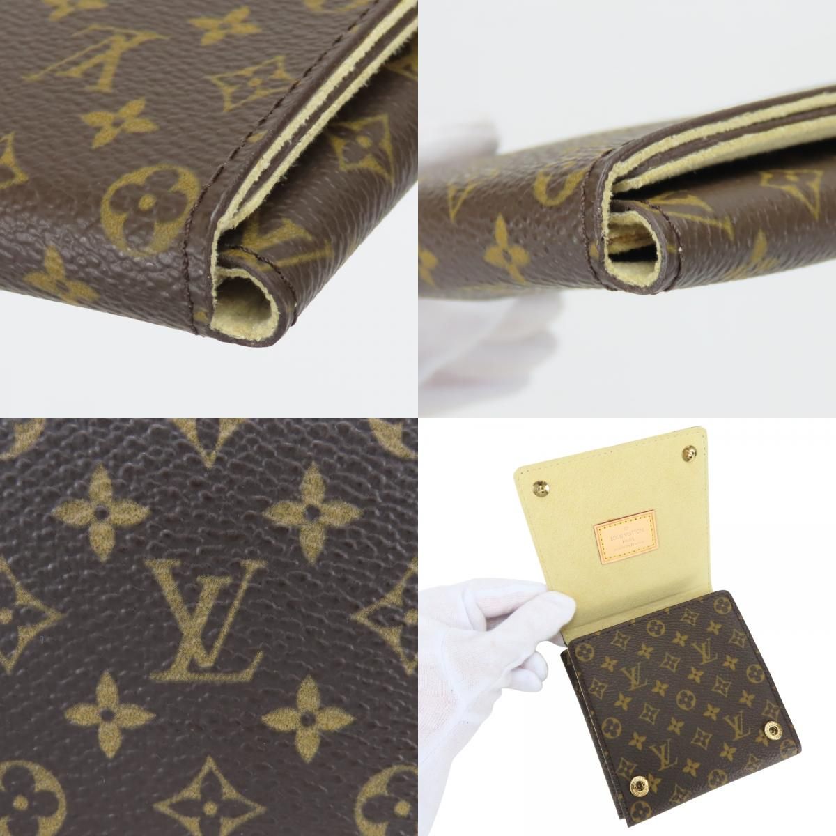 Louis Vuitton Case Monogram Brown Gold — view 7