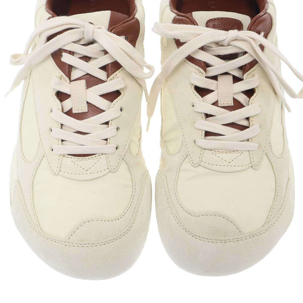 Bottega Veneta Orbit Flash Leather Combination Sneakers Ivory 41 — view 8