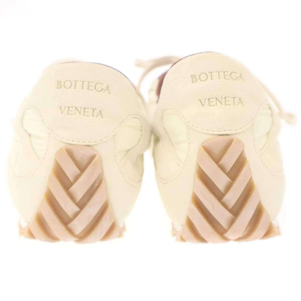 Bottega Veneta Orbit Flash Leather Combination Sneakers Ivory 41 — view 3