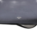 Celine Phoebe Philo Era Clasp Mini Shoulder Bag Leather Logo Foiing Black YT OH — view 5