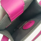 Fendi Shoulder Bag Graffiti Phone Pouch Pink Leather Smartphone Pochette Gold — view 5