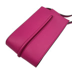 Fendi Shoulder Bag Graffiti Phone Pouch Pink Leather Smartphone Pochette Gold — view 3