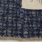 Gucci Plaid Knit Cap Logo Hat Cap Wool Nylon Gray Blue — view 4
