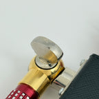Prada Robot Motif Bag Charm Key Ring Key Holder Bag Leather Red Black Multicolor — view 6