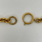 Chanel CC Logo Chain Necklace Quilted Long Gold Plated — view 3