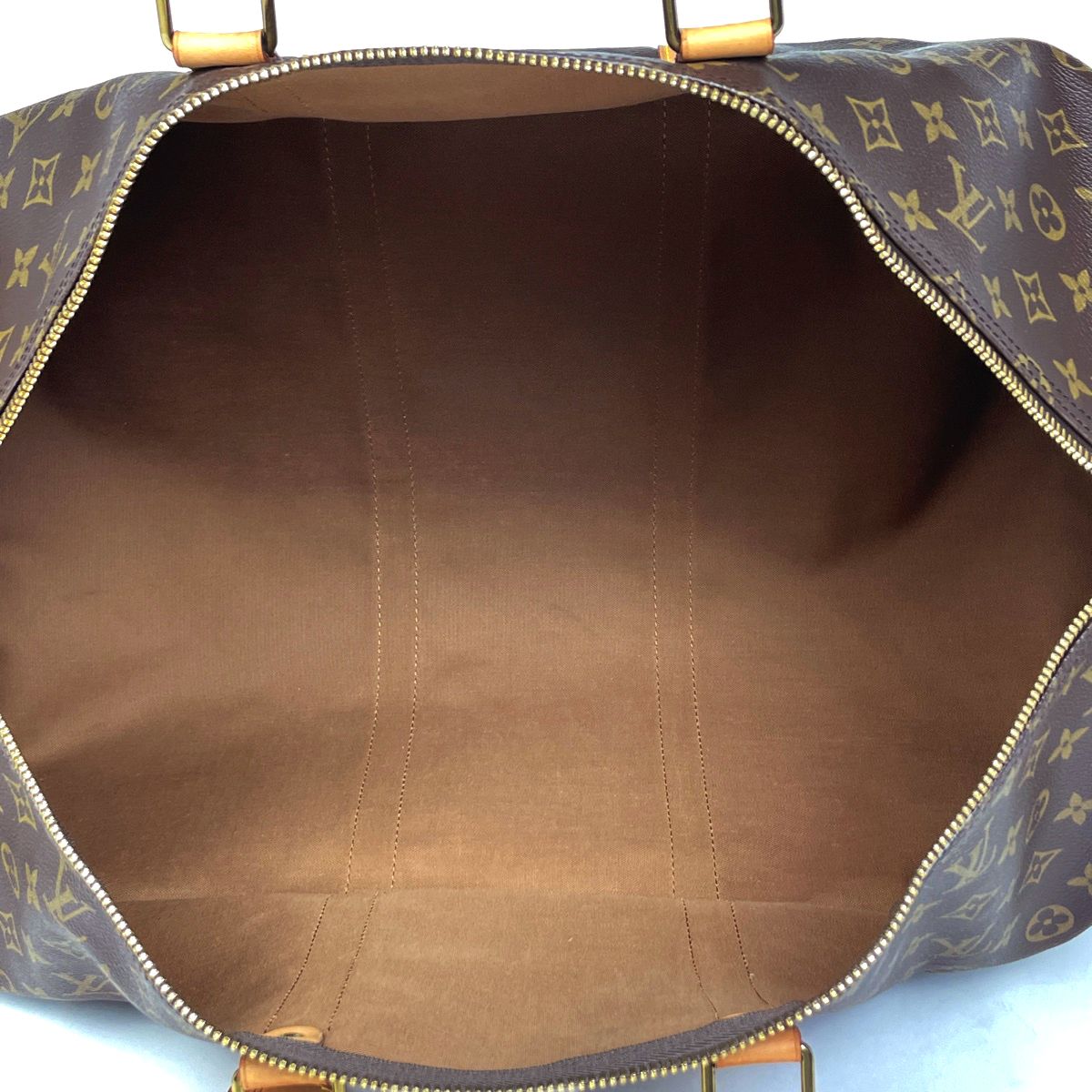 Louis Vuitton Keepall 55 Boston Bag Monogram Brown — view 8