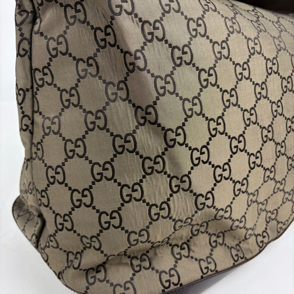 Gucci GG Pattern Shoulder Bag Sports Canvas Brown — view 5