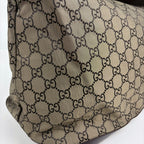 Gucci GG Pattern Shoulder Bag Sports Canvas Brown — view 5