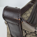 Gucci GG Pattern Shoulder Bag Sports Canvas Brown — view 6