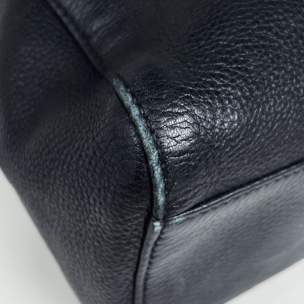 Gucci Interlocking Tote Shoulder Leather Black — view 3