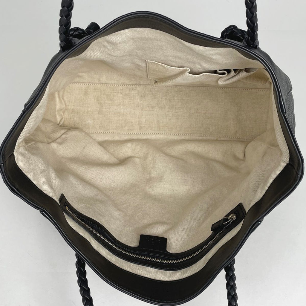 Gucci Interlocking Tote Shoulder Leather Black — view 7