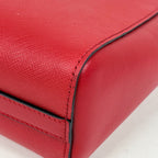 Prada Logo 2-Way Shoulder Bag Saffiano Leather Red — view 3