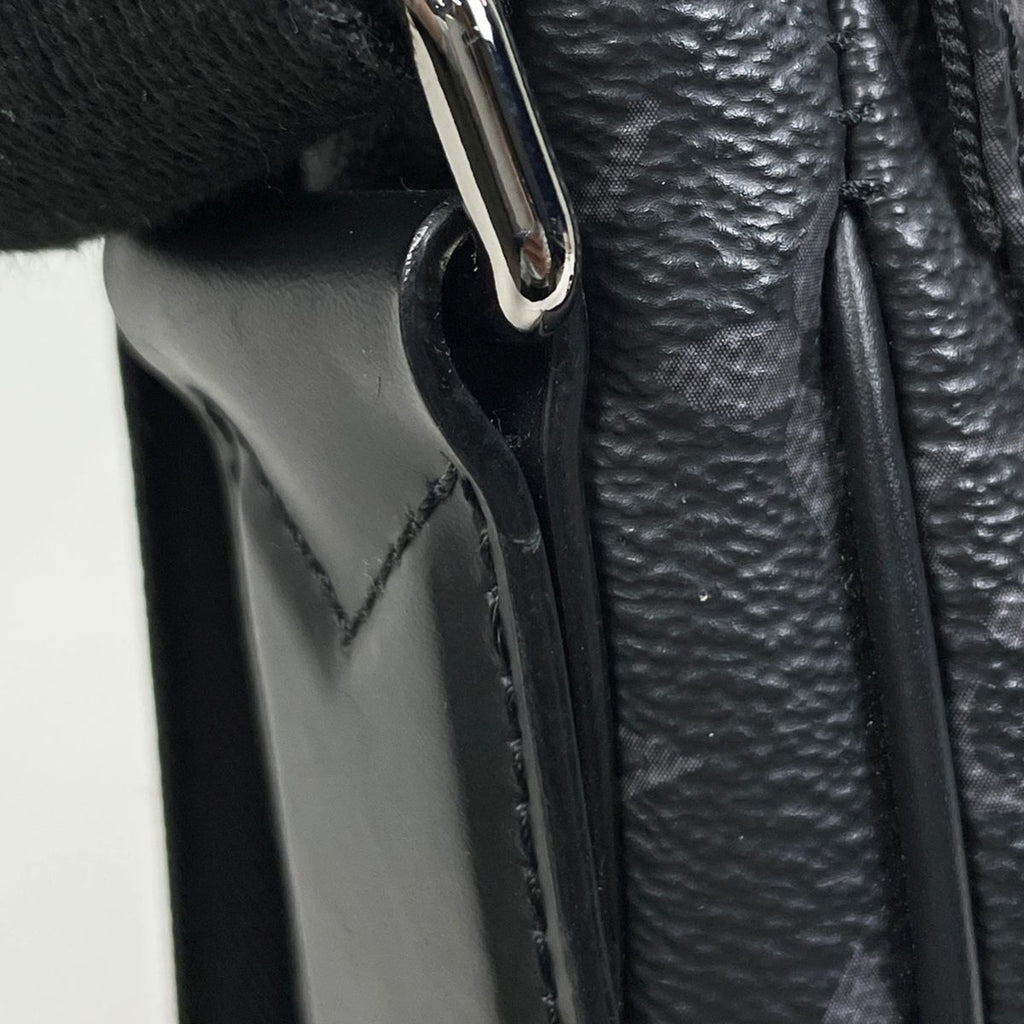 Louis Vuitton District PM NM Shoulder Crossbody Bag Monogram Eclipse Noir Black — view 4