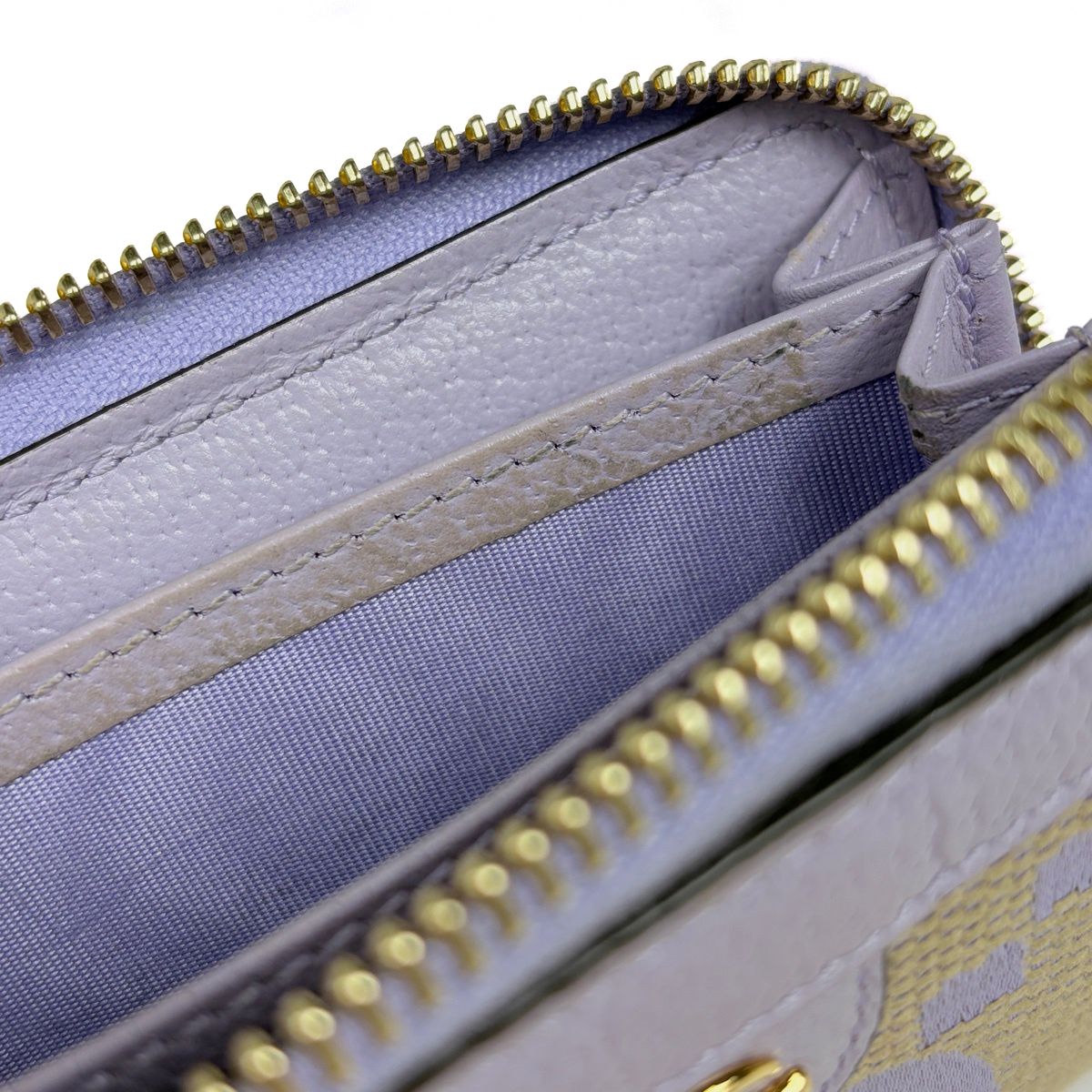 Gucci Jumbo GG Coin Case Card Canvas Leather Purple — view 5