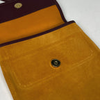 Loewe Anagram Shoulder Bag Crossbody Suede Yellow — view 5