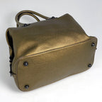 Loewe Anagram 2-Way Shoulder Bag Leather Gold — view 2