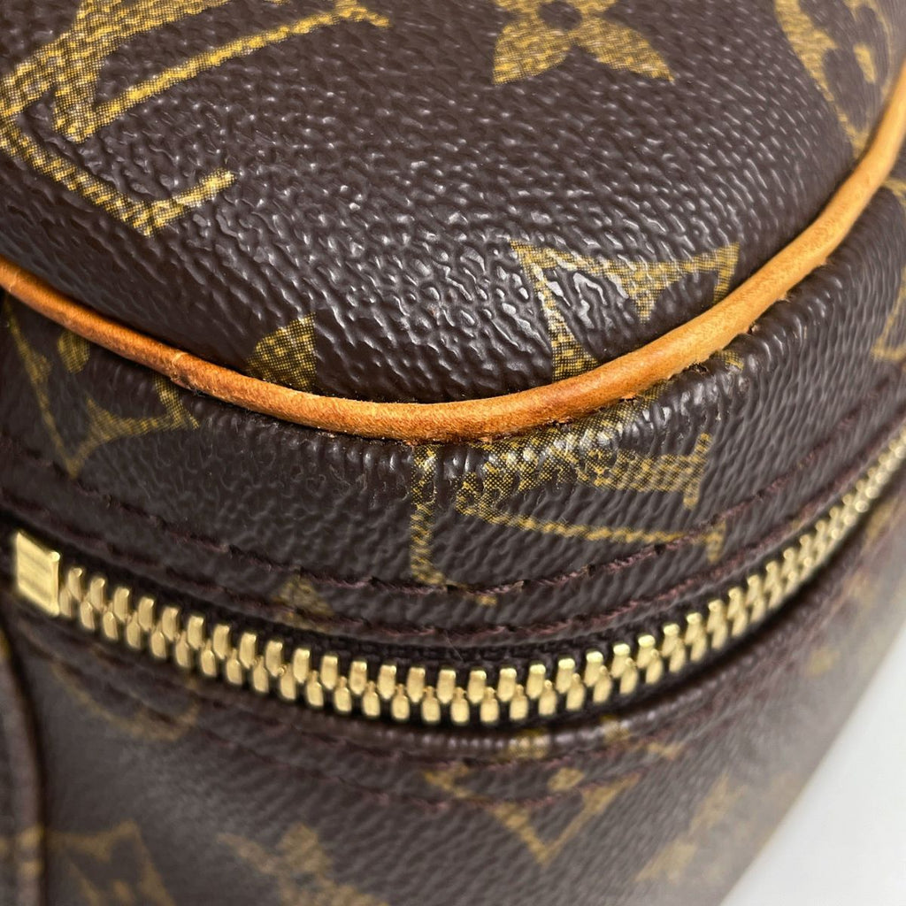 Louis Vuitton Excursion Shoes Case Handbag Monogram Brown — view 3