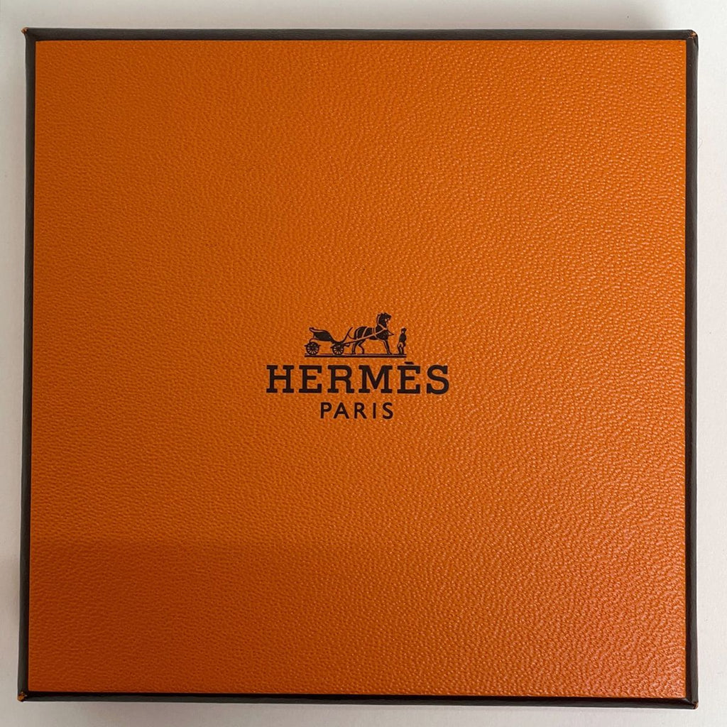 Hermes Pop Necklace Logo Gold Plated White — view 7