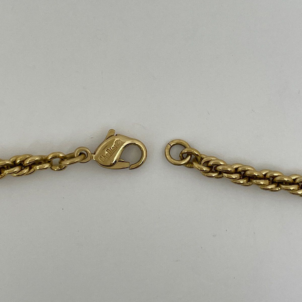 Dior Oval Necklace Gold Plated — view 3
