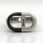 Dior Logo Ring CD Silver — view 2