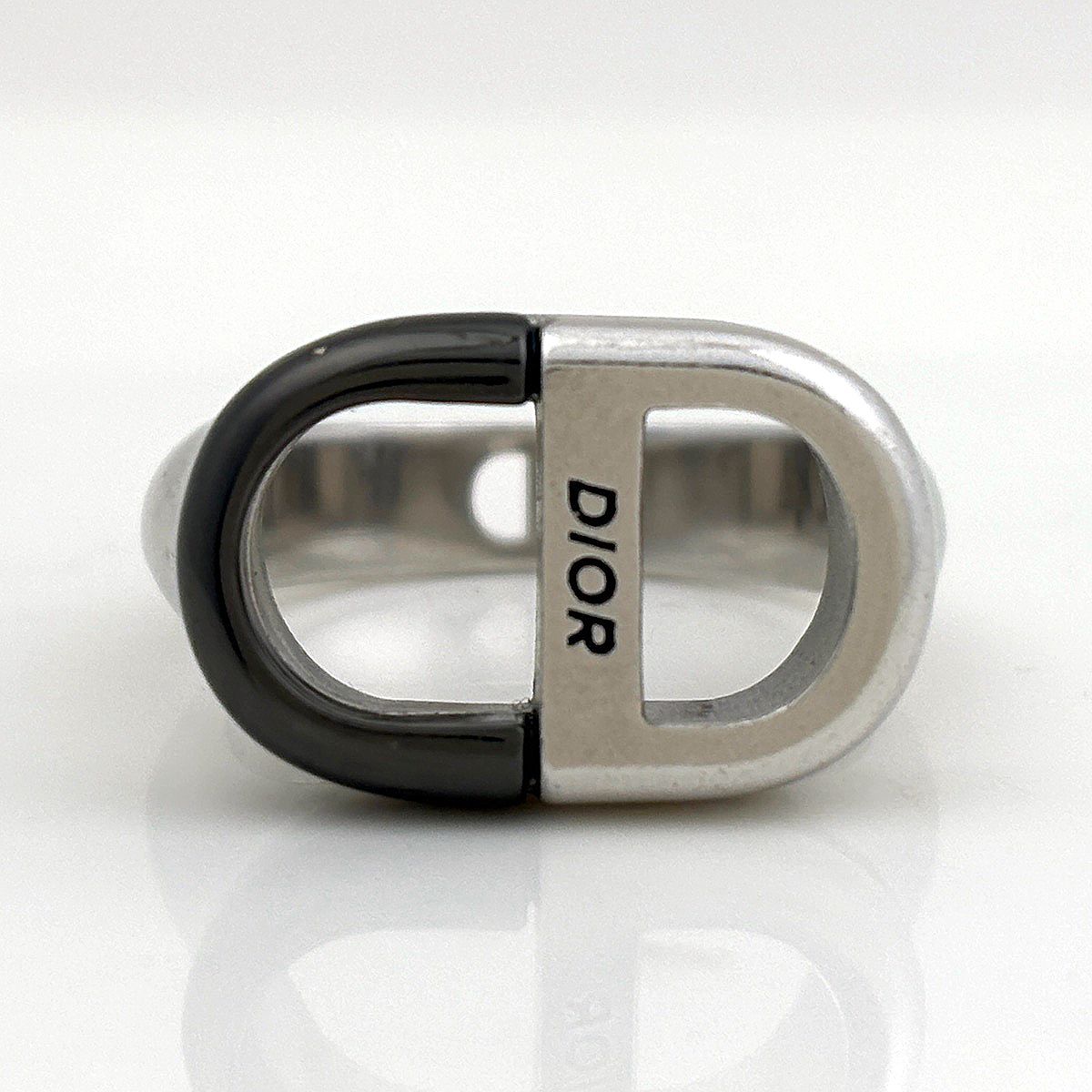 Dior Logo Ring CD Silver — view 2