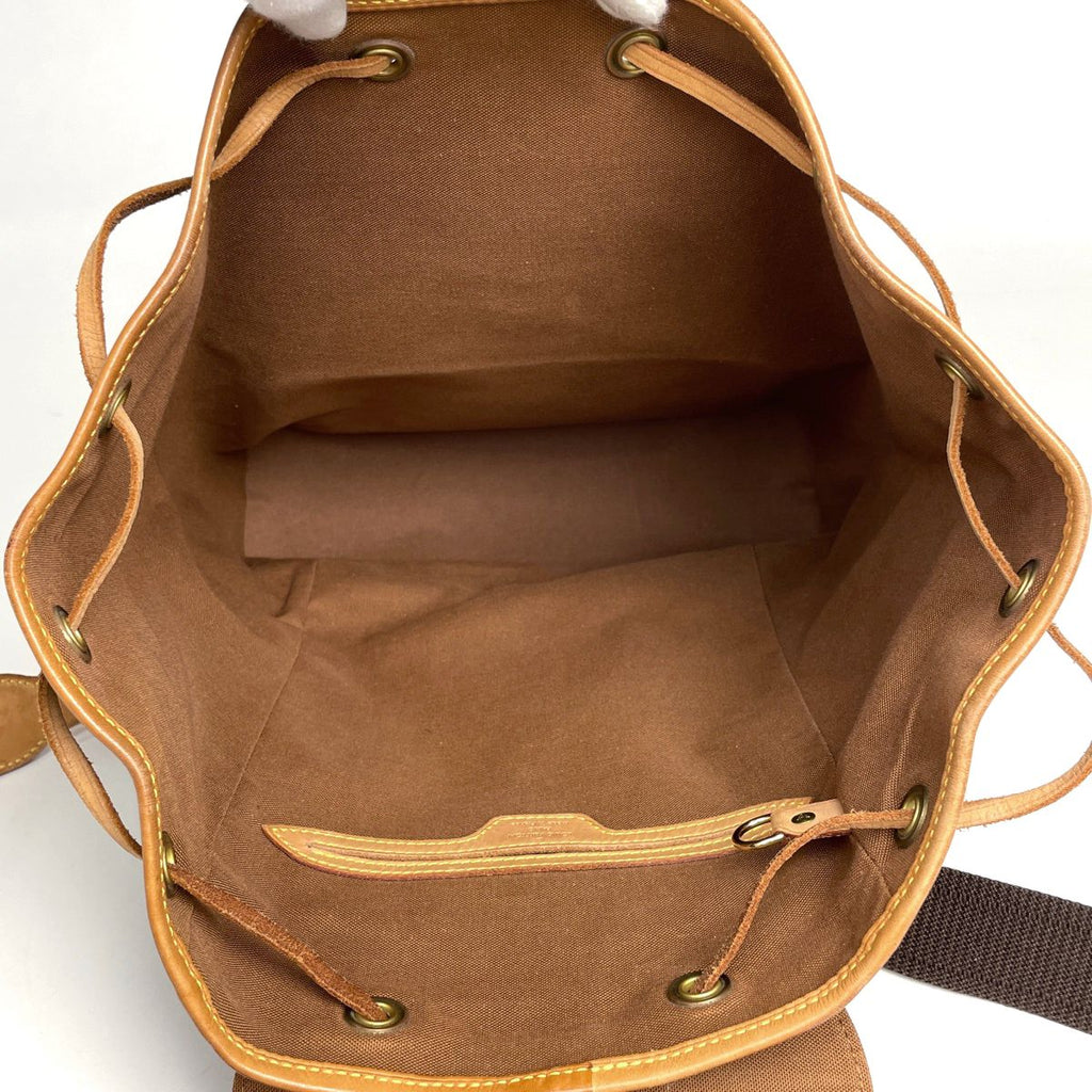 Louis Vuitton Montsouris GM Backpack Monogram Brown — view 8