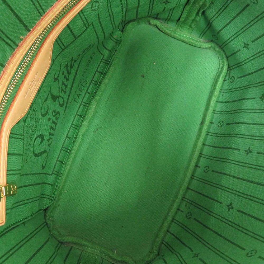 Louis Vuitton Neverfull PM Pouch Monogram Green Tote — view 5