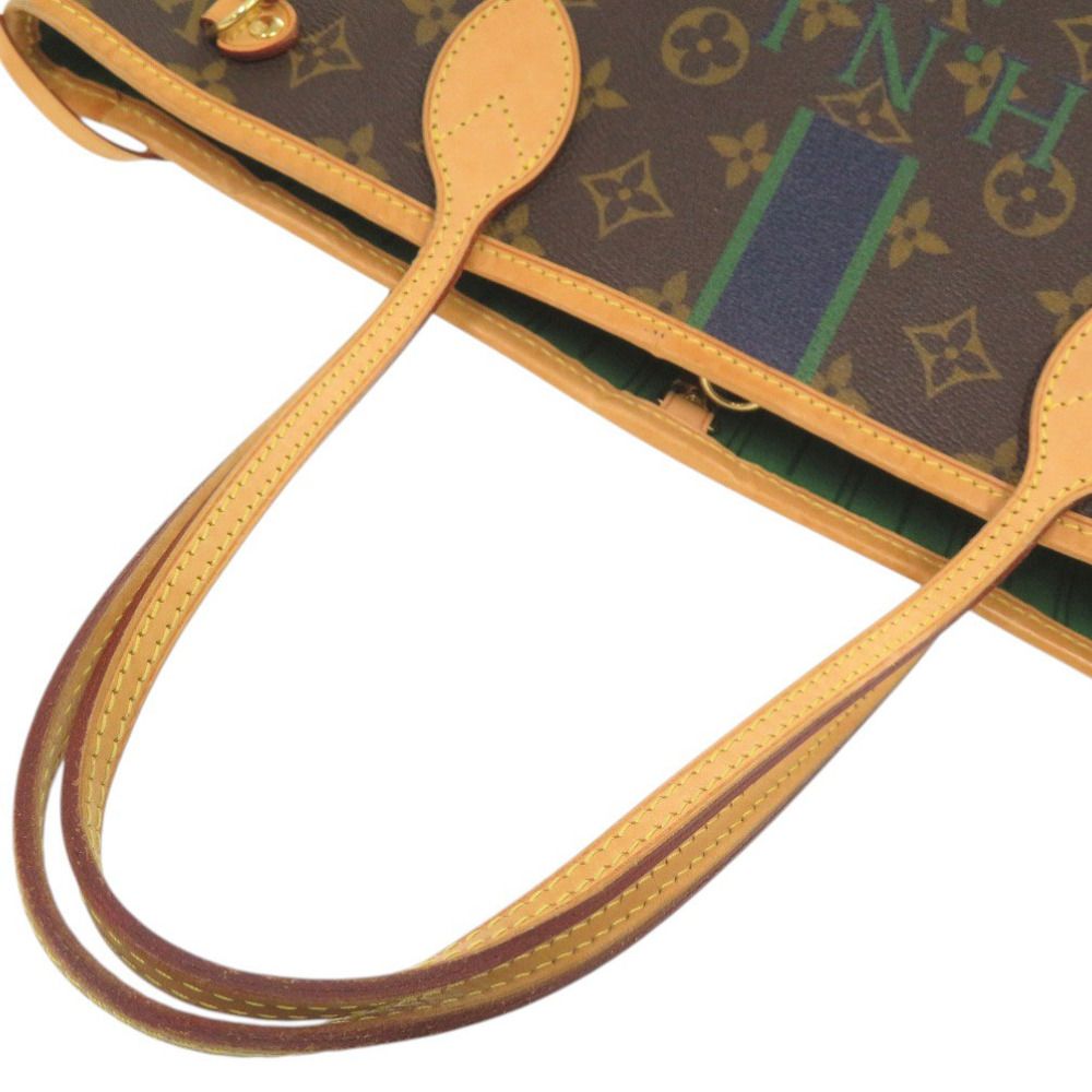 Louis Vuitton Neverfull PM Pouch Monogram Green Tote — view 7