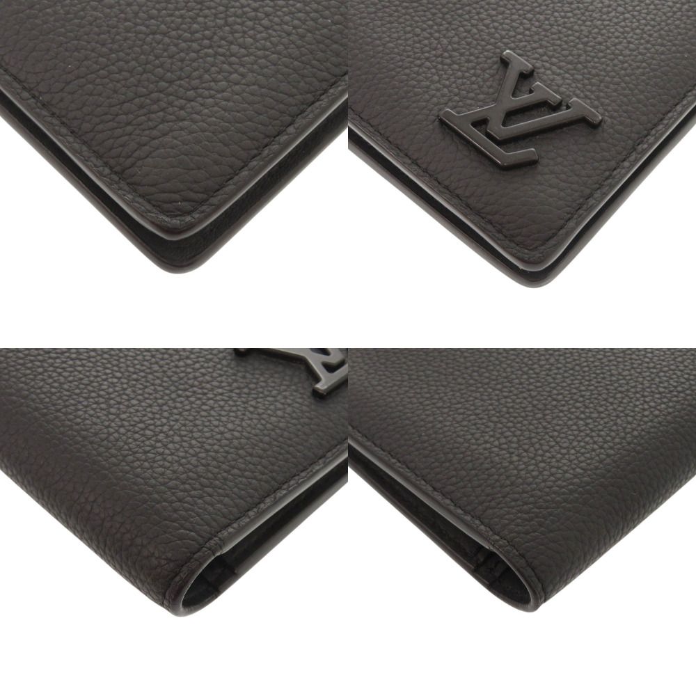 Louis Vuitton Portefeuille Brother NM LV Aerogram IC Leather Black Wallet — view 3