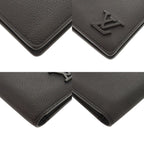 Louis Vuitton Portefeuille Brother NM LV Aerogram IC Leather Black Wallet — view 3