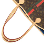Louis Vuitton Neverfull MM Pouch Monogram Light Blue Tote — view 7