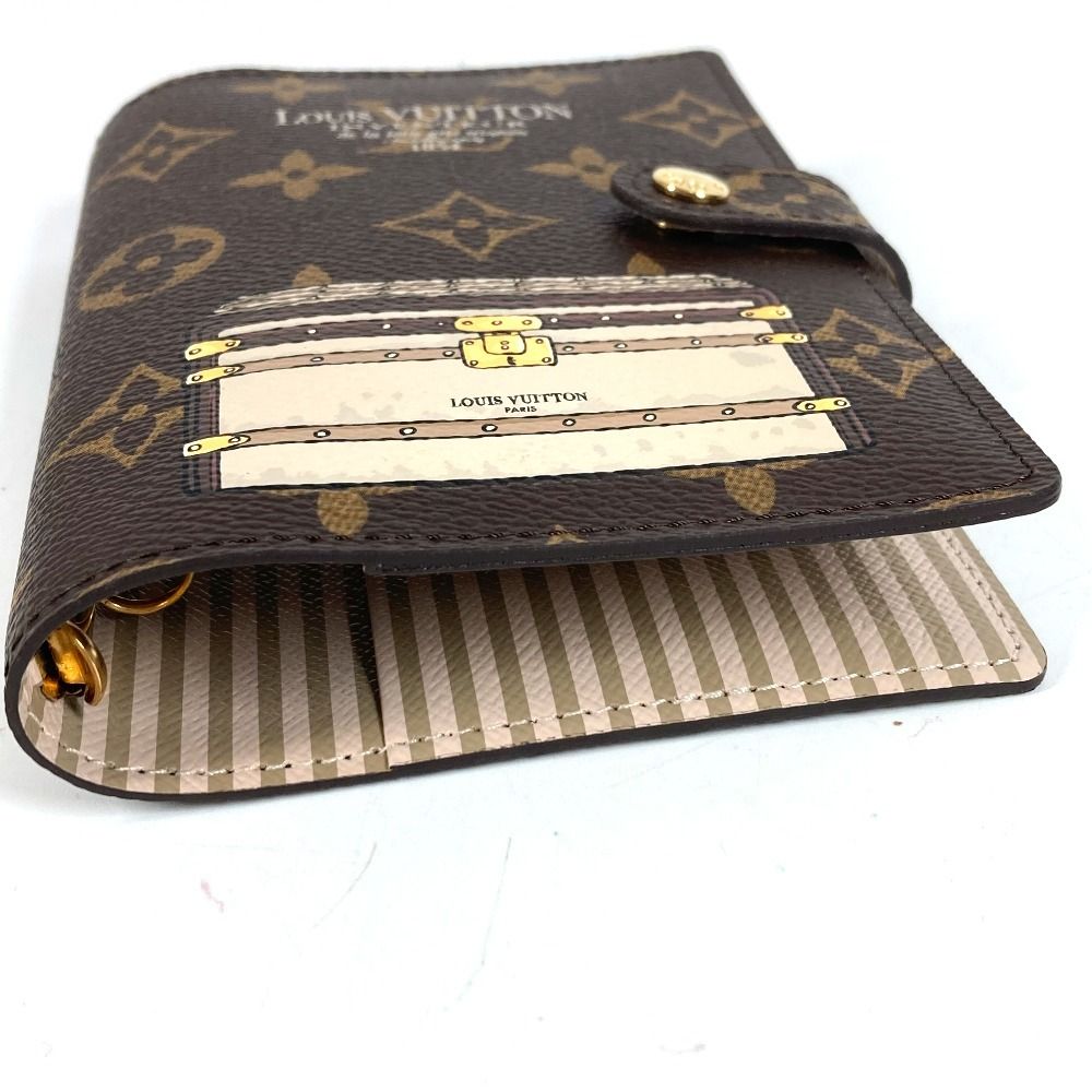Louis Vuitton Notebook Cover Agenda PM Monogram Canvas Brown — view 5