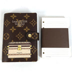 Louis Vuitton Notebook Cover Agenda PM Monogram Canvas Brown — view 3