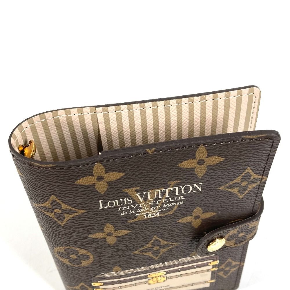 Louis Vuitton Notebook Cover Agenda PM Monogram Canvas Brown — view 6