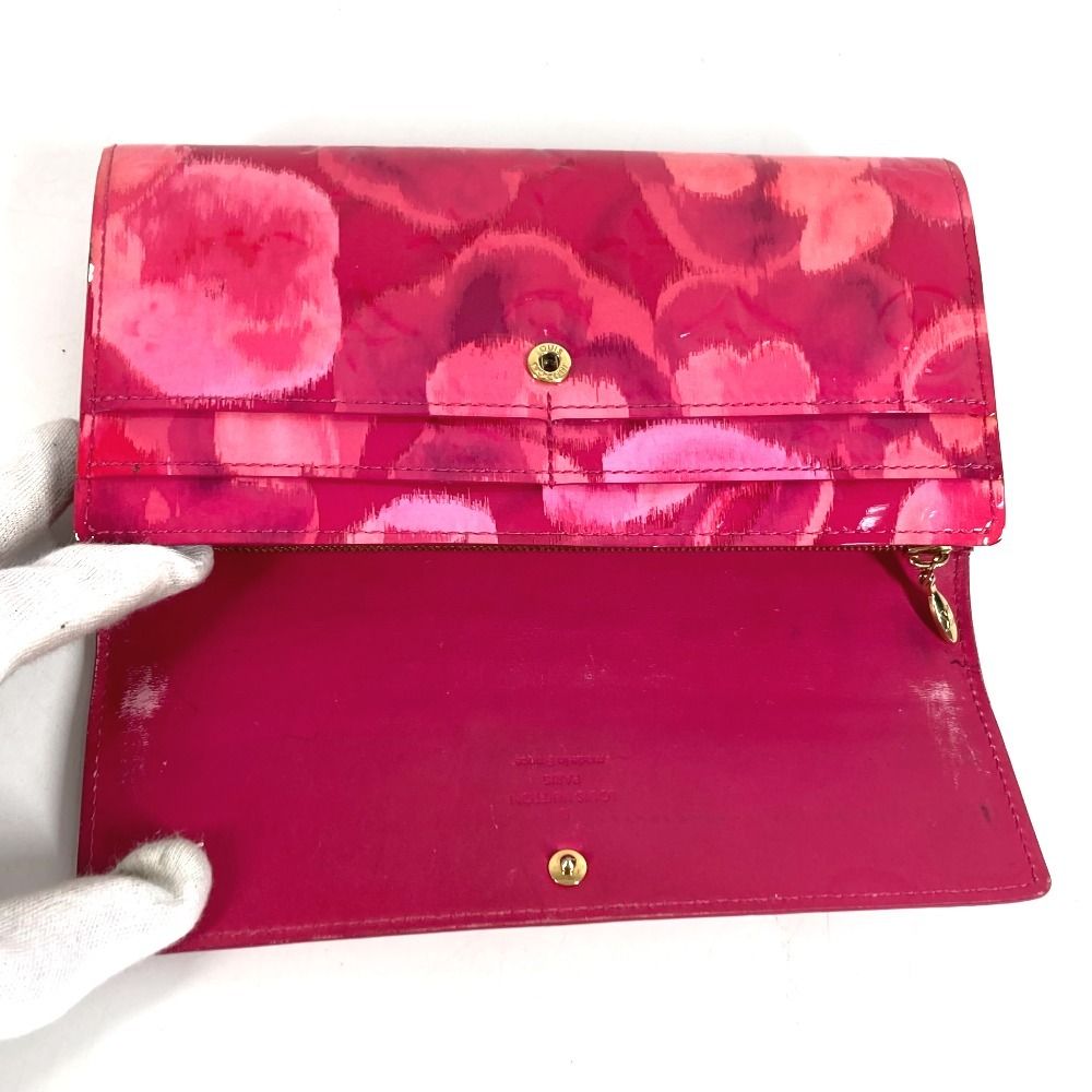 Louis Vuitton Wallet Portefeuille Sarah Enamel Rose Indien Pink — view 7