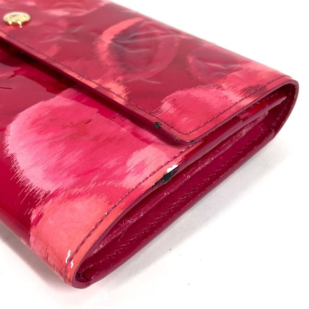 Louis Vuitton Wallet Portefeuille Sarah Enamel Rose Indien Pink — view 5