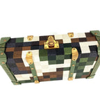 Louis Vuitton Shoulder Bag Neo Wallet Trunk Leather Khaki — view 4