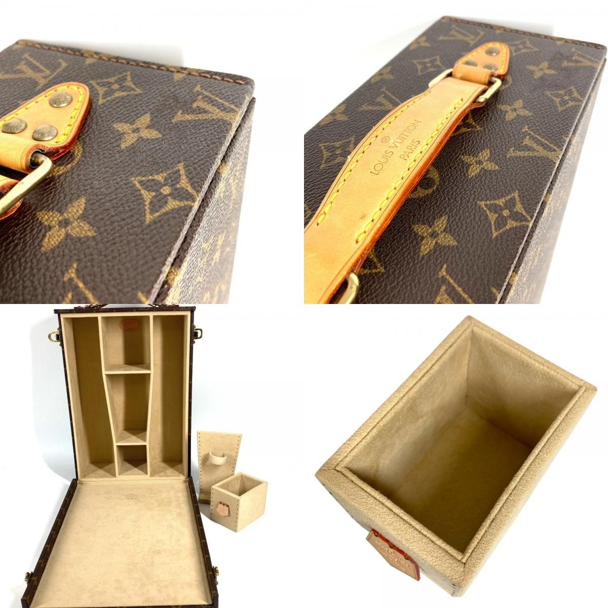 Louis Vuitton Handbag Wine Case Monogram Canvas Brown — view 8