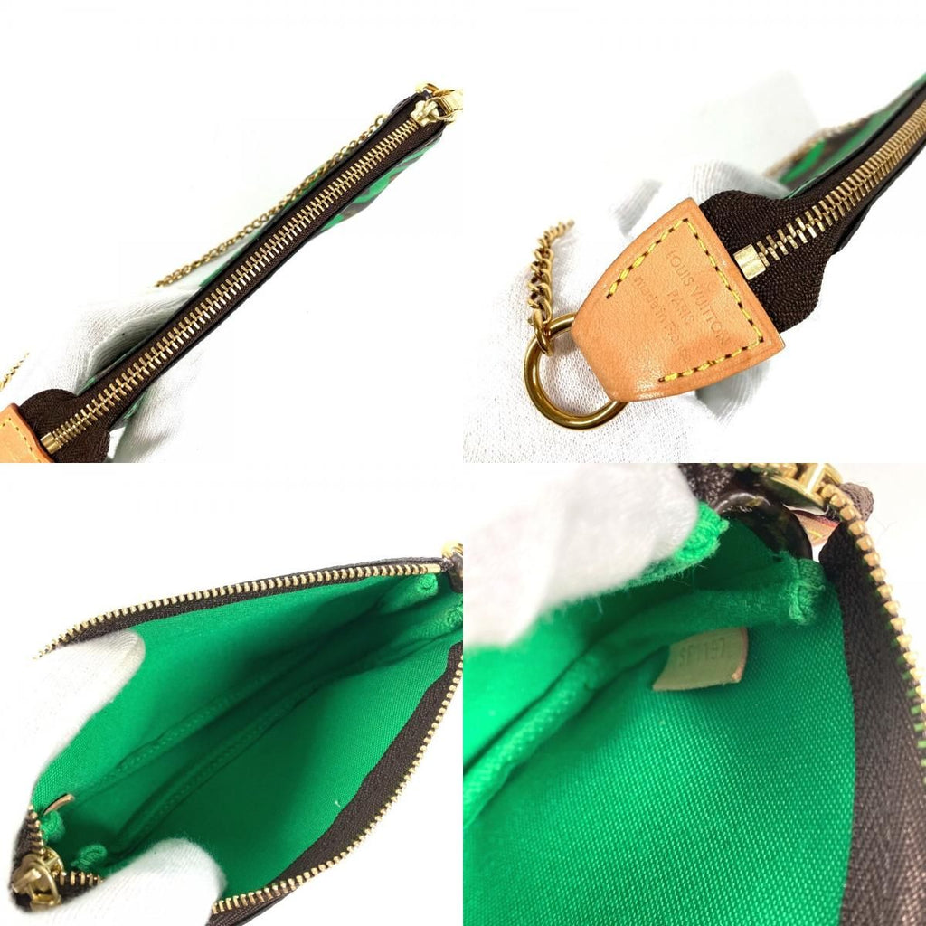 Louis Vuitton Pouch Mini Pochette Monogram Canvas Brown — view 9