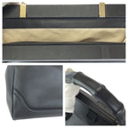 Gucci Bamb Double Tassel Black Gold Leather Handbag — view 6