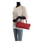 Gucci Vintage Interlocking Red Gold Leather 000 58 Mini Boston Bag — view 7