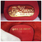 Gucci Vintage Interlocking Red Gold Leather 000 58 Mini Boston Bag — view 4