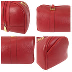 Gucci Vintage Interlocking Red Gold Leather 000 58 Mini Boston Bag — view 5