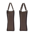 Gucci Bamboo 2-Way Brown Gunmetal Leather 002 Tote Shoulder Bag — view 7