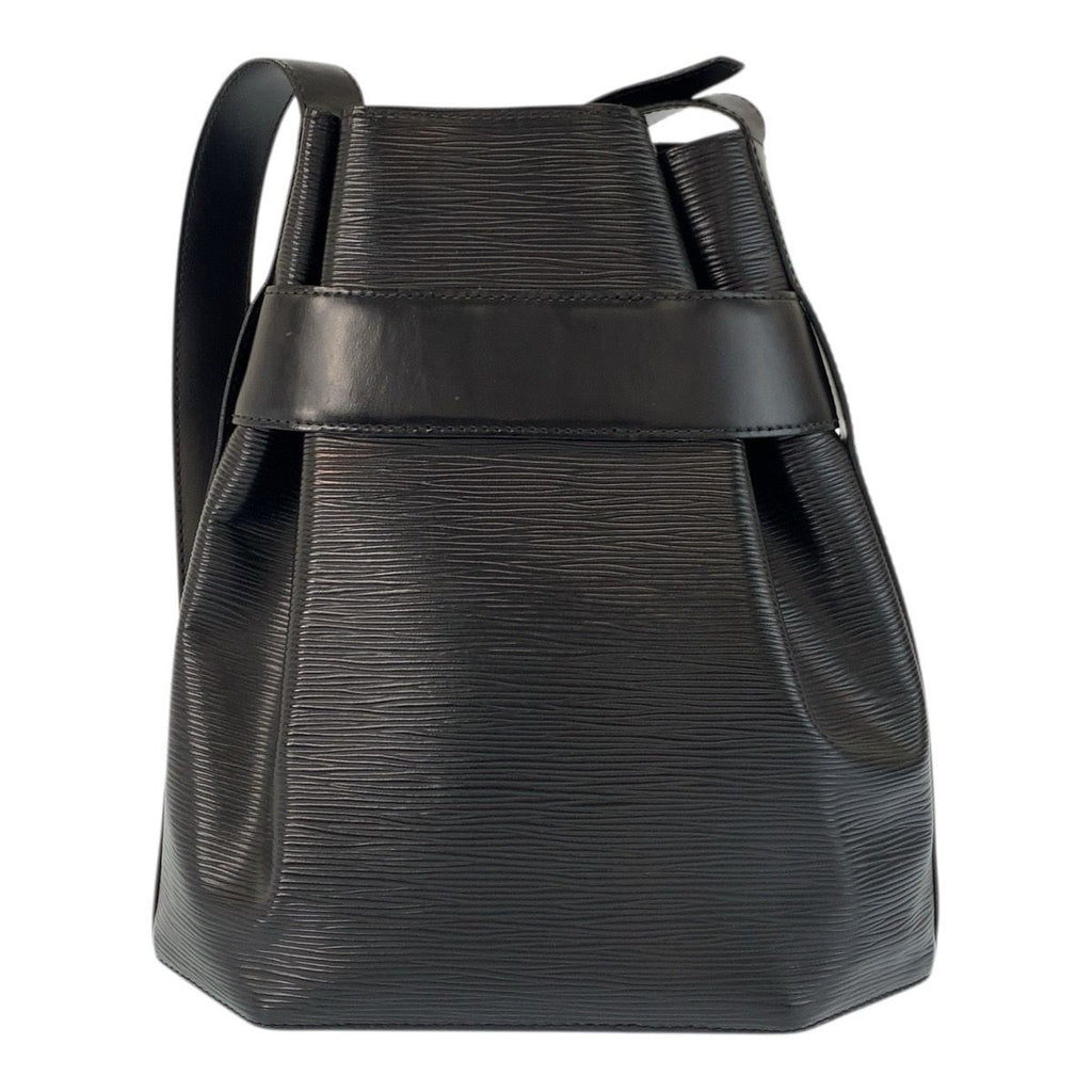 Louis Vuitton Epi Sac Depot PM Black Leather Shoulder Bag — view 2