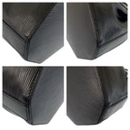 Louis Vuitton Epi Sac Depot PM Black Leather Shoulder Bag — view 4